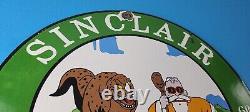 Vintage Sinclair Gas Porcelain Sign Goku Krillin Dragon Ball Man Cave Sign
