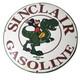 Vintage Sinclair Gas Porcelain Sign Mickey Mouse Man Cave Gasoline Pump Sign