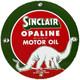 Vintage Sinclair Gasoline Porcelain Sign Dealership Gas Station Dino Motor Oil