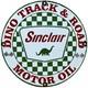 Vintage Sinclair Gasoline Porcelain Sign Gas Station Motor Oil Pump Plate Plane