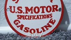 Vintage Sinclair Gasoline Sign Porcelain Gas Station Oil Pump Plate Rare Dino