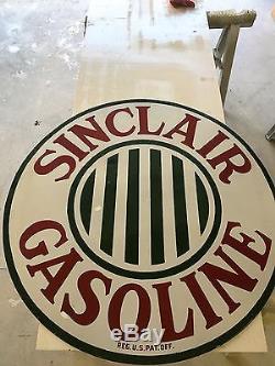 Vintage Sinclair Porcelain 48 Sign