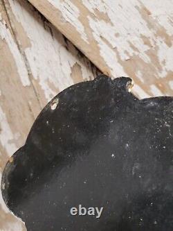 Vintage Sipo Porcelain Sign Oil Lubricated Carbonless Gasoline Station Service