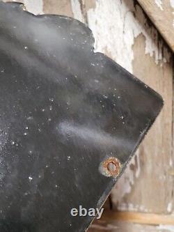 Vintage Sipo Porcelain Sign Oil Lubricated Carbonless Gasoline Station Service