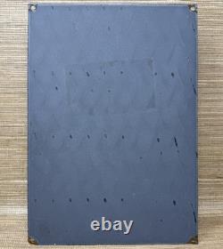 Vintage Skelly Gasoline Porcelain Sign Gas Station Pump Plate Motor Oil Lubester