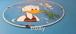 Vintage Smith & Son Sign Fish Market Seafood Porcelain Gas Pump Sign