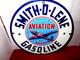 Vintage Smith-o-lene Aviation? Airplane Gasoline 11 3/4 Porcelain Metal Sign