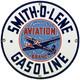 Vintage Smith-o-lene Porcelain Sign Gas Station Pump Plate Motor Oil Service