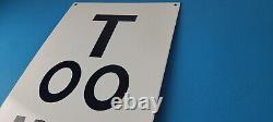 Vintage Snellen Chart Sign Eye Doctor Exam Man Cave Gas Porcelain Sex Sign
