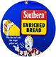 Vintage Southern Bread Porcelain Sign Gas Oil Grocery Store Service Station Bake