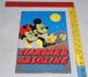 Vintage Standard Gasoline Mickey Mouse & Minnie 11 3/4 Porcelain Metal Oil Sign