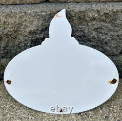 Vintage Standard Gasoline Sign Porcelain American Torch Gas Pump Sign