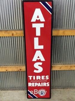 Vintage Standard Oil Atlas Porcelain Sign