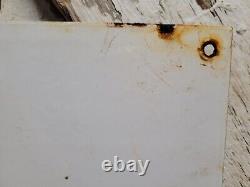 Vintage Stinker Porcelain Sign 1953 Idaho Gas For Less Skunk Gasoline Station