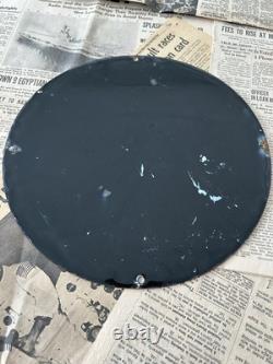 Vintage Stinker Stations Gasoline Fearless Farris 12 Inch Porcelain Enamel Sign