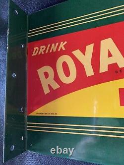 Vintage Style 1931 Rc Cola Flange Sign Porcelain Advertising 14.25 X 8.5 Inch