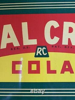 Vintage Style 1931 Rc Cola Flange Sign Porcelain Advertising 14.25 X 8.5 Inch