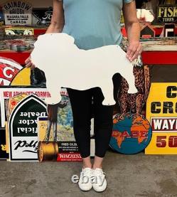 Vintage Style Metal Sign English Bulldog Mack NOT Porcelain 22x16 Made USA