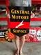Vintage Style Metal Sign General Motors Service Not Porcelain 24x18 Made Usa