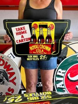 Vintage Style Metal Sign RC Cola NOT Porcelain 22x14 Made USA