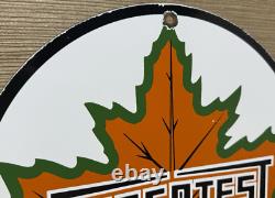 Vintage Supertest Gasoline Porcelain Sign Gas Station Pump Plate Motor Oil