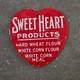 Vintage Sweet Heart Products Old Us Gasoline Oil Gas Pump Enamel Porcelain Sign