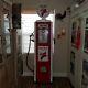 Vintage Texaco Gas Pump Refurbished Red