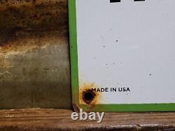 Vintage Texaco Lubricants Porcelain Sign Farm Sold Here Texas Us Gas Oil Company