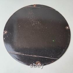 Vintage Texaco Sign Fire Station Sales & Service Gas Pump Porcelain Sign