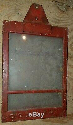 Vintage Texaco Visible Gas Pump Price Box Sign Holder