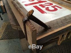 Vintage Texas Tavern Sign framed in reclaimed barn wood