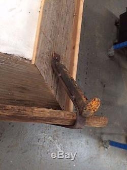 Vintage Texas Tavern Sign framed in reclaimed barn wood