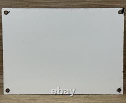 Vintage The Seagrave Co Porcelain Sign Fire Fighter Gas Oil Sales Service Ohio