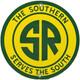 Vintage The Southern Route Porcelain Sign Train Station Gas Oil Railroad