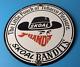 Vintage Tobacco Sign Porcelain Skoal Bandit Pouches Gas Oil Pump Plate Sign