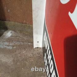 Vintage Toro Double Sided Flanged Sign (authorized Service)