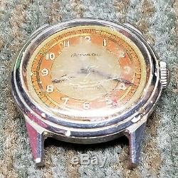 Vintage Triple-Signed Original Movado Wristwatch Multicolor Dial & Sweep Second