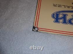 Vintage Triumph Motorcycles Dealer 14 X 10 Porcelain Metal Gasoline & Oil Sign