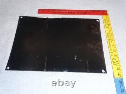 Vintage Triumph Motorcycles Dealer 14 X 10 Porcelain Metal Gasoline & Oil Sign