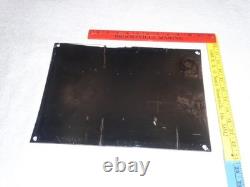 Vintage Triumph Motorcycles Dealer 14 X 10 Porcelain Metal Gasoline & Oil Sign