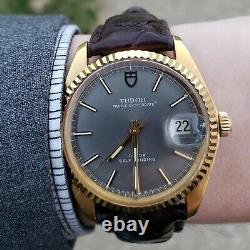 Vintage Tudor Prince Oyster Date with Rolex signed case