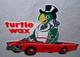 Vintage Turtle Wax Turtle In Convertible 12 Metal Car Wash Gasoline & Oil Sign