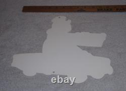 Vintage Turtle Wax Turtle In Convertible 12 Metal Car Wash Gasoline & Oil Sign