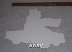 Vintage Turtle Wax Turtle In Convertible 12 Metal Car Wash Gasoline & Oil Sign