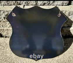 Vintage US Route 66 Sign Missouri State Porcelain Highway Road Gas Oil Pump Sign