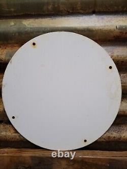 Vintage Union Oil Porcelain Sign Aviation Gasoline Car Motor Service Supply 12