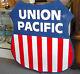 Vintage Union Pacific Porcelain Advertising Sign 45 X 40