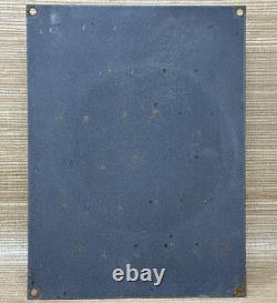 Vintage Vegetable Seeds Porcelain Sign Gardening Hardware Store W. D. Burt Co