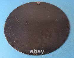 Vintage Vico Motor Oil Sign Porcelain Walt Disney Gasoline Pump Plate Sign