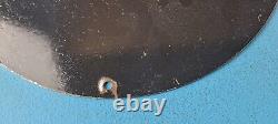 Vintage Vico Motor Oil Sign Porcelain Walt Disney Gasoline Pump Plate Sign